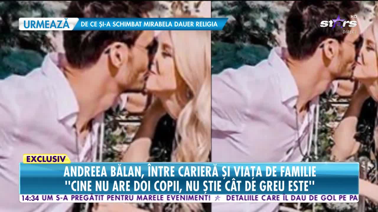 Star News. Andreea Bălan, &icirc;ntre carieră și viața de familie: Cine nu are doi copii, nu știe c&acirc;t de greu este