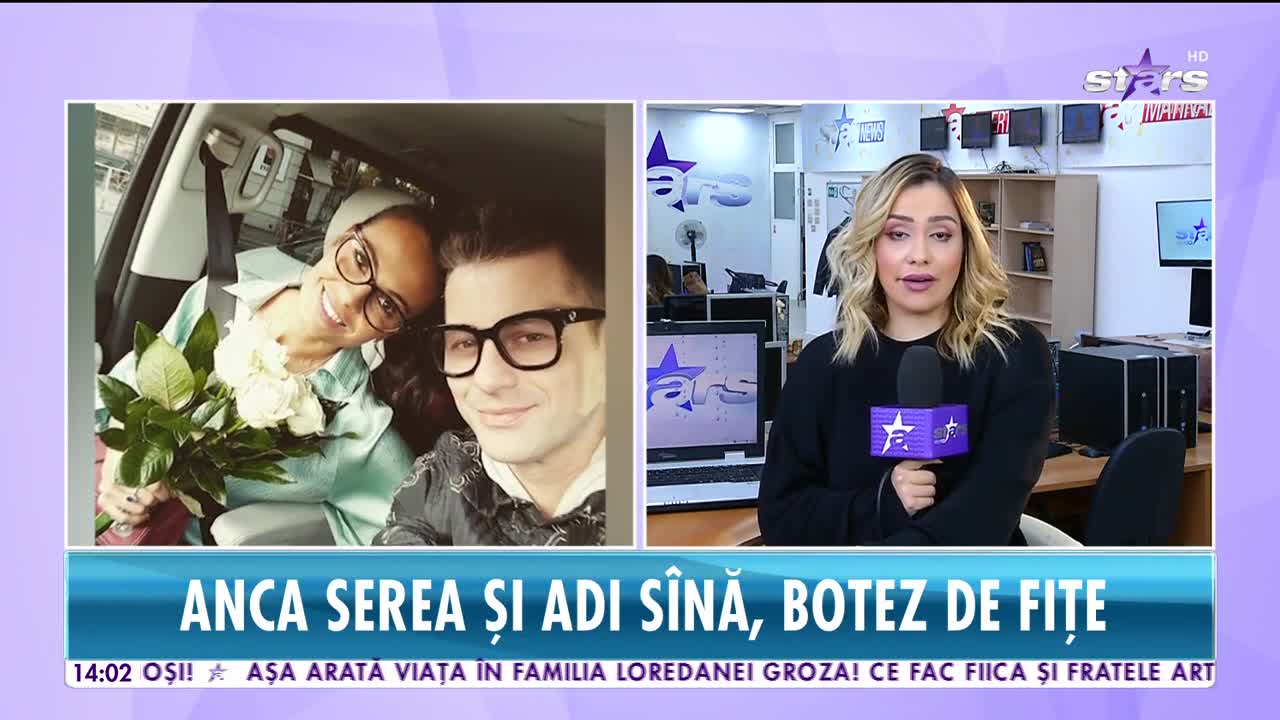 Star News. Anca Serea şi Adrian S&icirc;nă, botez de fițe la un conac