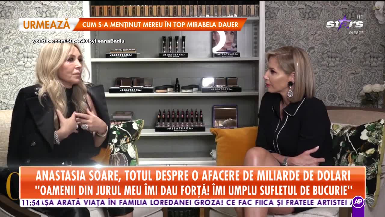 Star Matinal. Anastasia Soare, totul despre reţeta unui bussines de succes: Nu mi-a fost niciodată frică