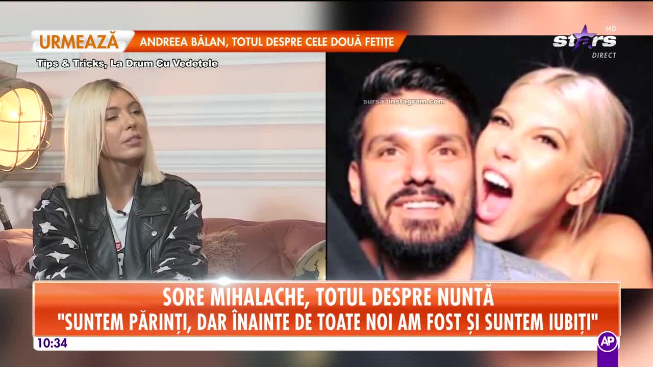 Star Matinal. Sore Mihalache, totul despre nuntă: Dacă voi face vreodată nuntă pe plajă, cu siguranță voi avea niște bocanci albi