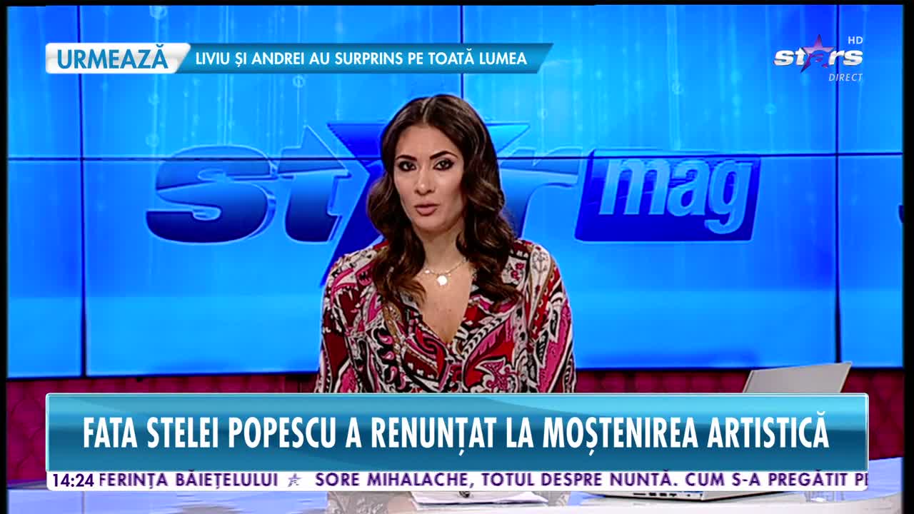 Star News. Fiica Stelei Popescu a renunţat la moştenirea artistică a actriţei