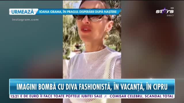 Star News. Imagini bombă cu Ioana Chişiu, diva fashionistă, &icirc;n vacanță, &icirc;n Cipru