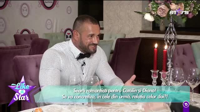 Like a Star. Seară romantică pentru Cătălin și Diana. Se va concretiza, &icirc;n cele din urmă, relația celor doi?