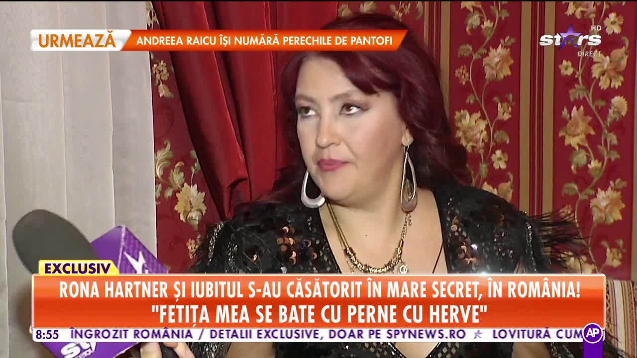 Star Matinal. Rona Hartner și iubitul s-au căsătorit &icirc;n mare secret, &icirc;n Rom&acirc;nia
