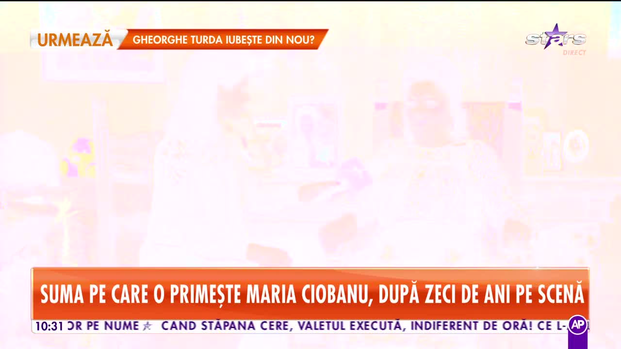C&acirc;t c&acirc;ştigă din pensie mare interpretă Maria Ciobanu
