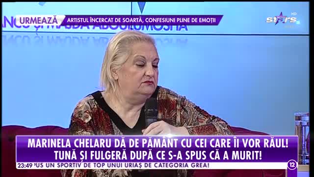 Agenția Vip. Marinela Chelaru tună şi fulgeră după ce s-a spus că a murit