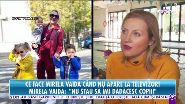Răi da Buni. Mirela Vaida, cel mai sincer interviu, alături de cei mici. Iată ce face prezentatoarea Acces Direct c&acirc;nd nu apare la televizor