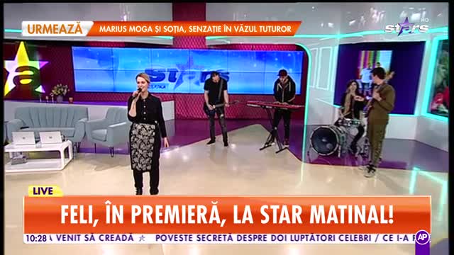 Feli c&acirc;ntă, la Star Matinal, melodia "Frunze cad"
