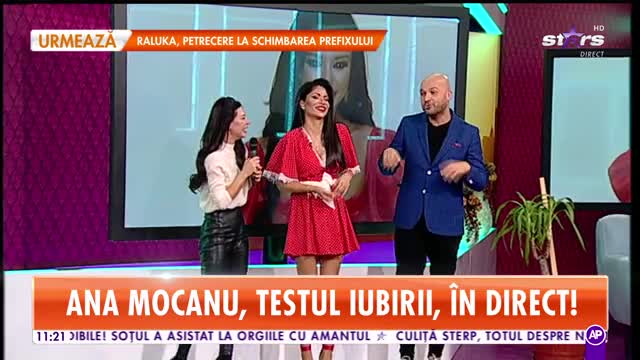 Star Matinal. Ana Mocanu face testul iubirii, &icirc;n direct! Ce bărbat i se potriveşte