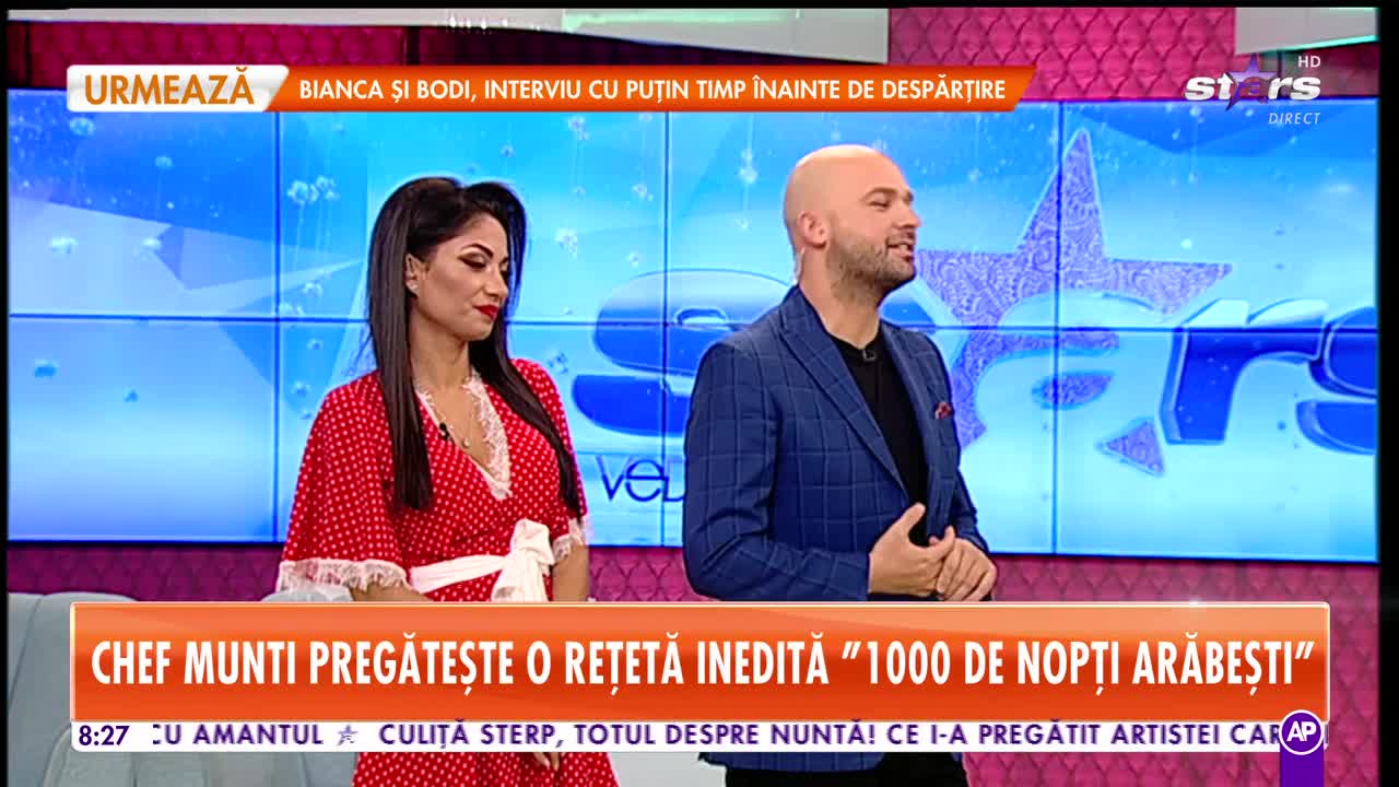 Star Matinal. Chef Munti pregătește o rețetă inedită - 1000 de nopți arăbești