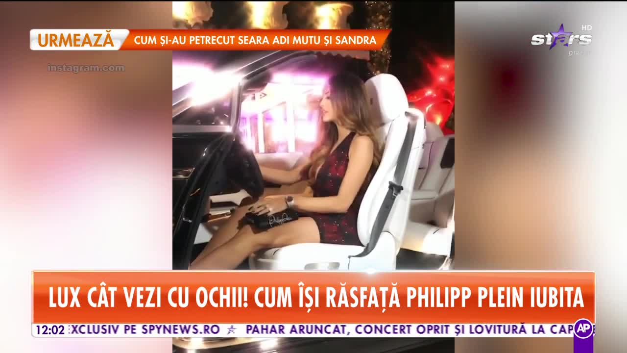 Star Matinal. Lux c&acirc;t vezi cu ochii! Cum &icirc;și răsfață Philipp Plein iubita