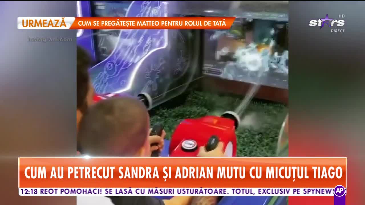 Star Matinal. Cum au petrecut Sandra și Adrian Mutu cu micuțul Tiago