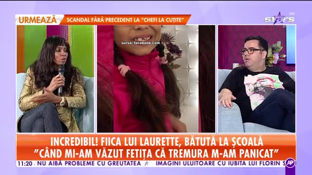 Star Matinal. Fetiţa lui Laurette, cu dinții sparți, după ce a fost bătută la școală: Nu este la primul incident. Acum două luni a primit un pumn &icirc;n nas