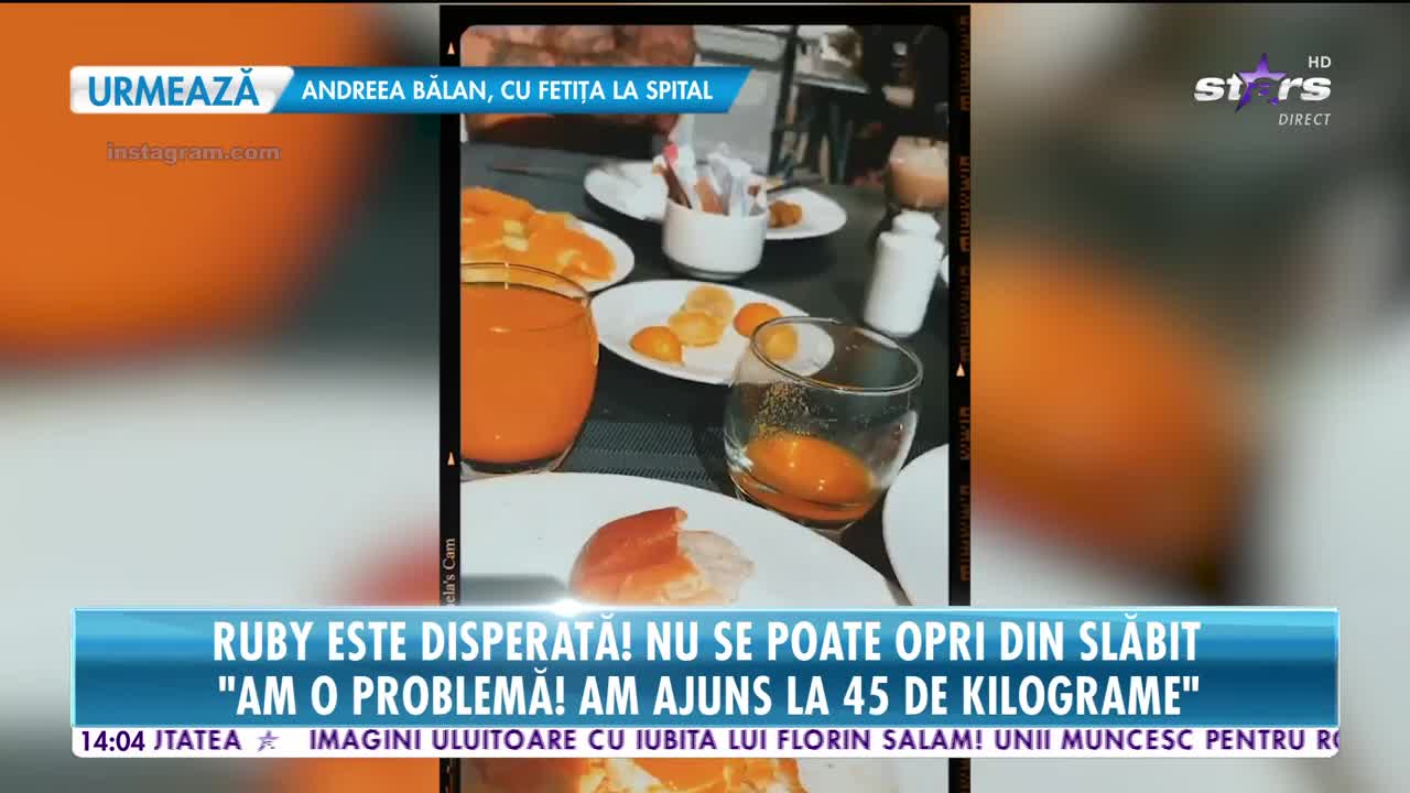 Star News. Ruby este disperată! Nu se mai opreşte din slăbit