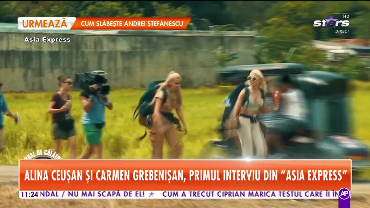 Star Matinal. Bloggeriţele Alina Ceuşan şi Carmen Grebenişan, despre marile temeri din competiţia Asia Express: Măcar cu rimel să ne dăm...