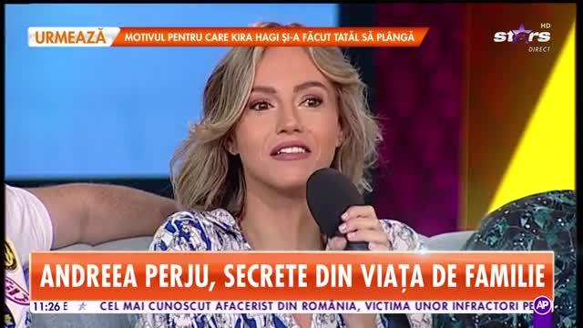 Star Matinal. Andreea Perju, secrete din viaţa de familie. Cum &icirc;şi menţine artista aprinsă flacăra iubirii &icirc;n cuplu