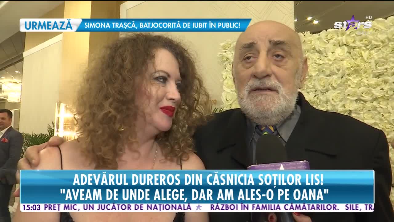 Star News. Adevărul dureros din căsnicia soţilor Lis. Viorel a recunoscut că Oana nu este iubirea vieţii lui