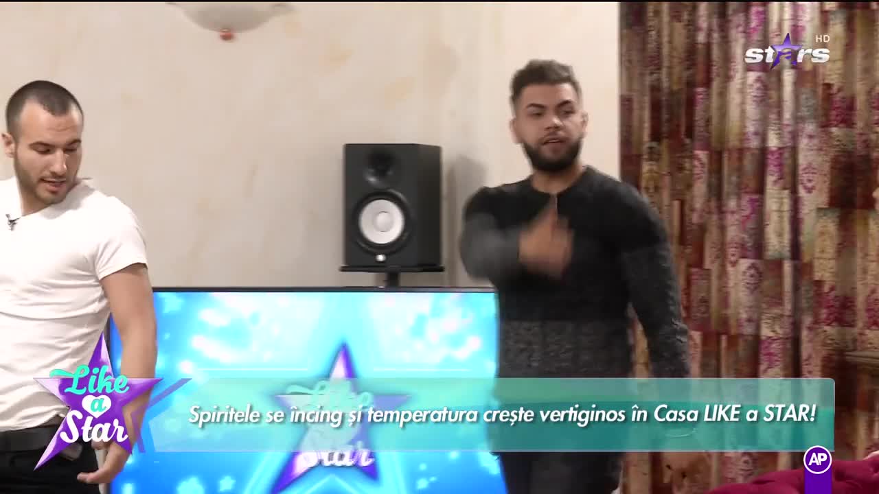Like a Star! Tavi și Mădălin se iau la bătaie. Ambii concurenți sunt scoși din platou