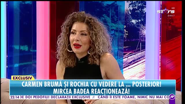 Răi da Buni. Carmen Brumă și rochia cu vedere la... posterior! Toată lumea a luat foc!