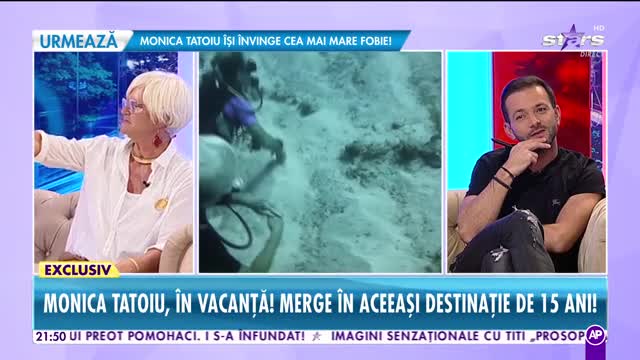 Răi da Buni. Monica Tatoiu, luna şi vacanţa. Fosta femeie de afaceri şi-a învins cea mai mare fobie