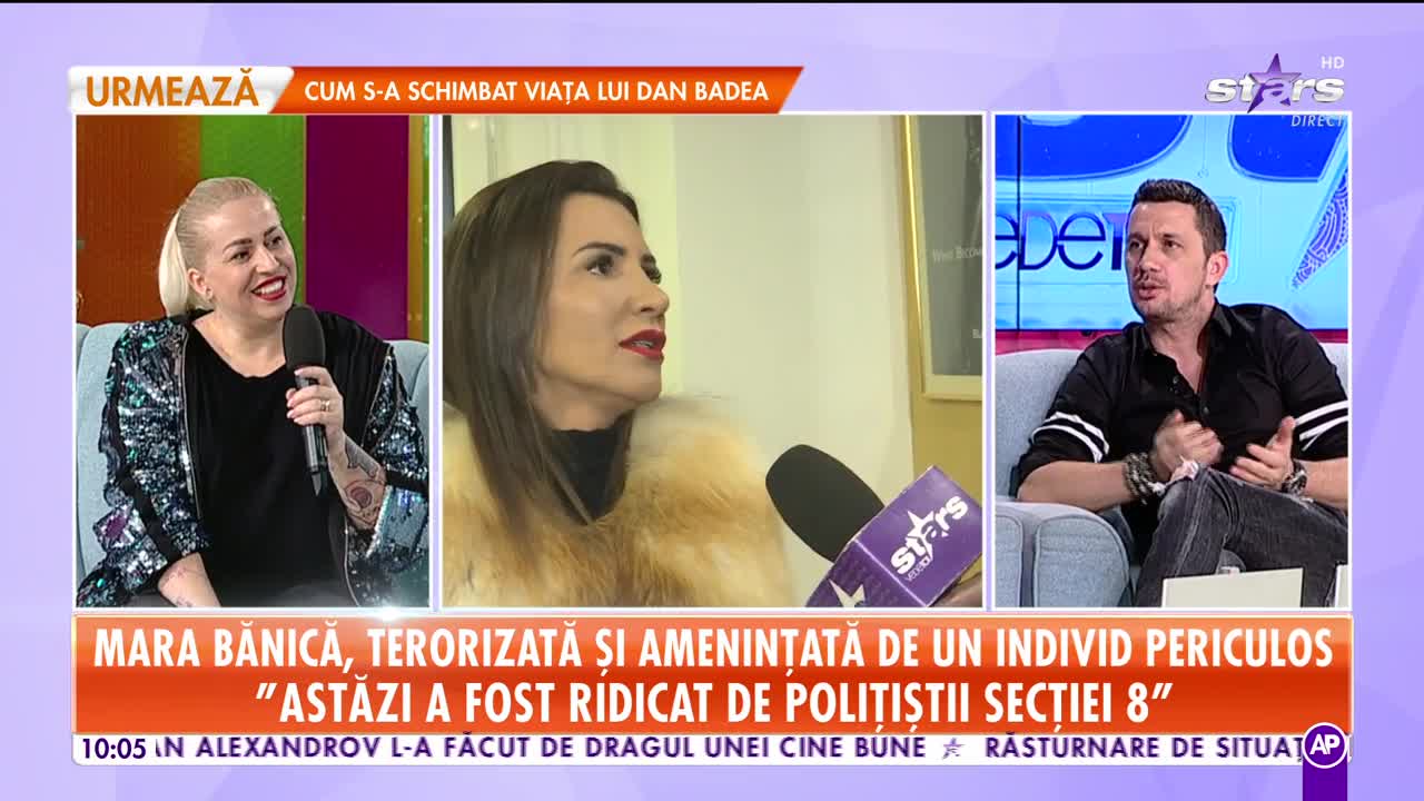 Mara Bănică, terorizată şi ameninţată de un individ periculos
