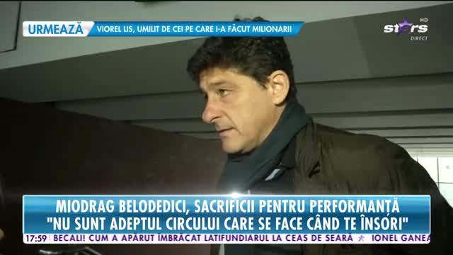 Star News. Miodrag Belodedici, sacrificii pentru performanță: C&acirc;nd puneam capul pe pernă mă g&acirc;ndeam la cei de acasă