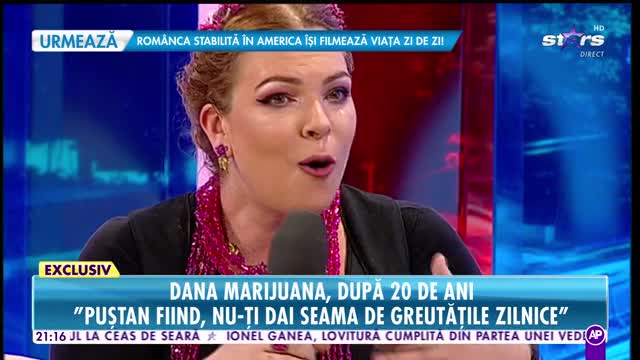 Răi da Buni. Dana Marijuana a fost jefuită. A rămas fără cel mai de preț obiect