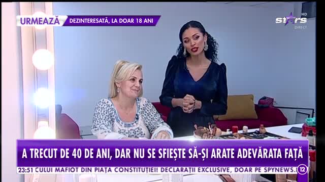 Agenția Vip. Geta State renunță la machiaj. Artista apare pentru prima dată așa la televizor