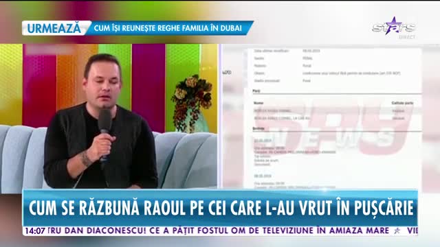Star News. Cum se răzbună Raoul pe cei care l-au vrut &icirc;n pușcărie