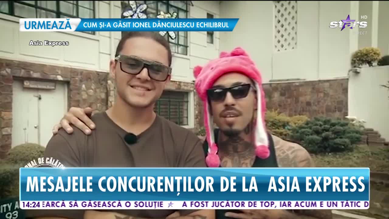Star News. Concurenții din Asia Express, mesaje de Ziua Națională a Rom&acirc;niei