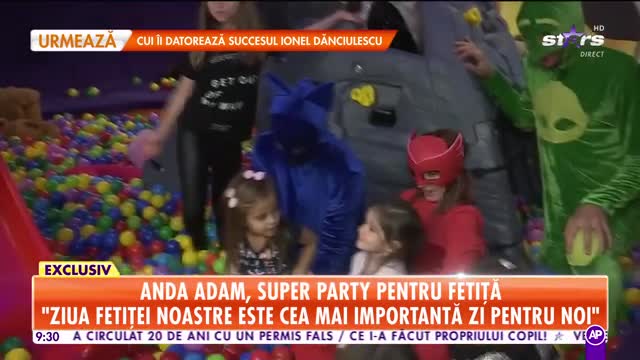 Star Matinal. Anda Adam, super party pentru fetiță