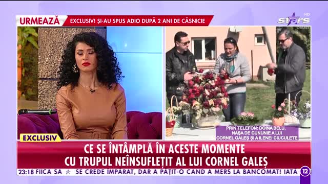 Informaţii bombă în cazul morţii lui Cornel Galeş! Naşa de cununie a cuplului Ciuculete - Galeş rupe tăcerea!