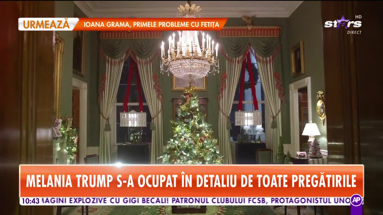 Star Matinal. Casa Albă a &icirc;mbrăcat haine de sărbătoare. Președintele american a comandat un brad uriaș