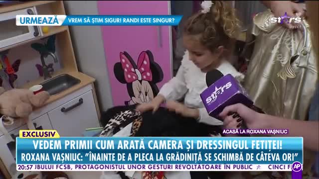 Roxana Vaşniuc ne deschide uşa casei şi ne arată camera şi dressing-ul fiicei! O moşteneşte sau nu micuţa Rose-Marie pe mama ei?