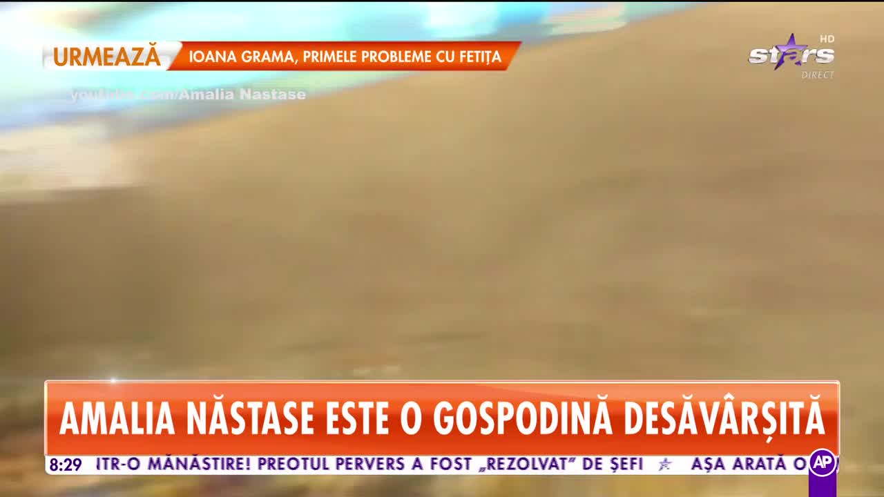 Star Matinal. Amalia Năstase este o gospodină desăv&acirc;rșită