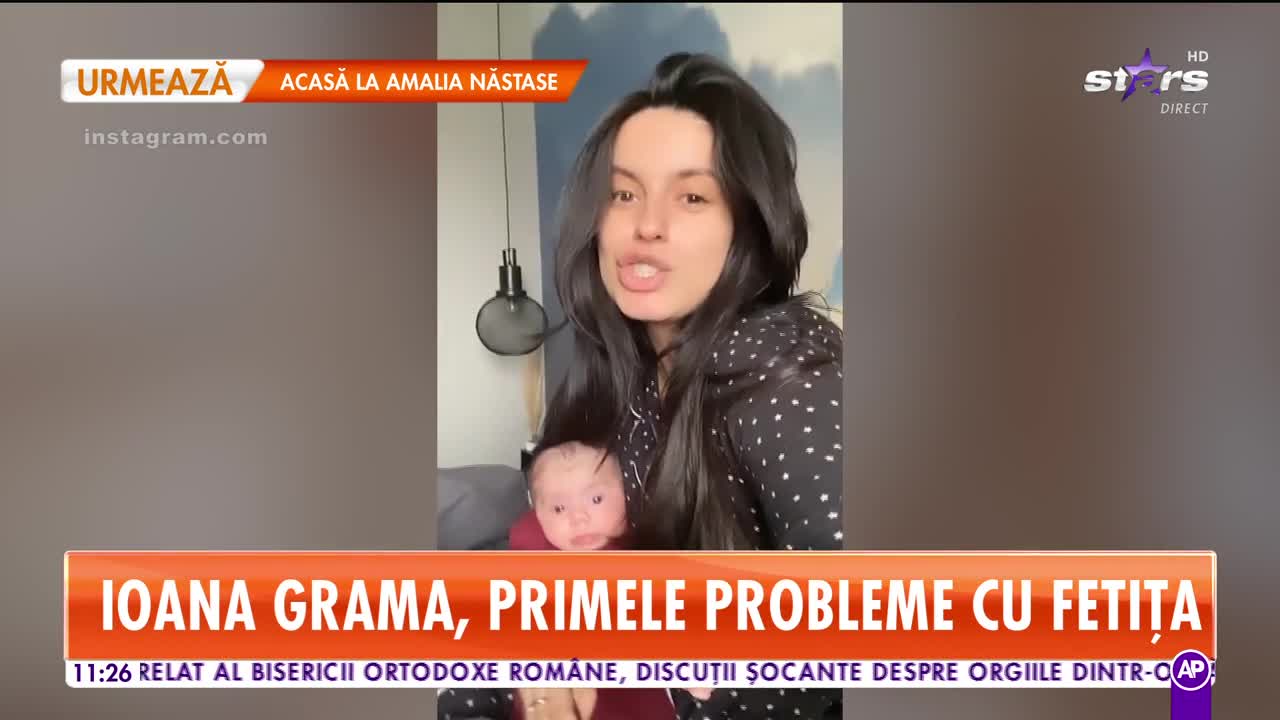 Star Matinal. Ioana Grama, primele probleme cu fetița