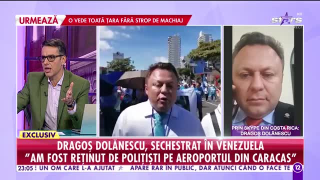 Dragoş Dolănescu, sechestrat în Venezuela! "Am fost reţinut de poliţişti pe aeroportul din Caracas"