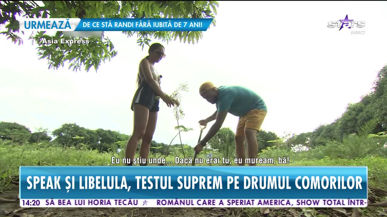 Star News. Ce i-a făcut Speak Ștefaniei &icirc;n Asia Express. De la stres, a comis-o grav &icirc;n fața iubitei lui