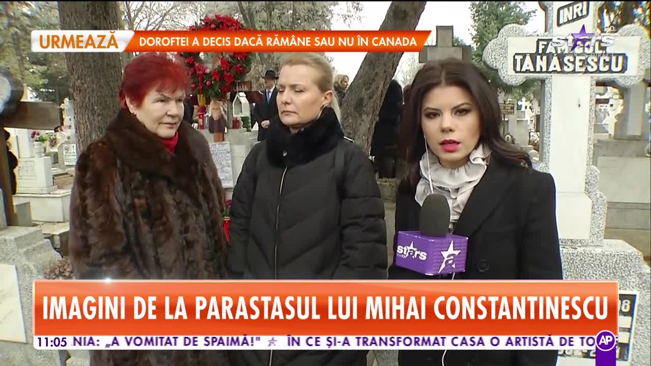 Familia lui Mihai Constantinescu a organizat parastasul de 40 de zile