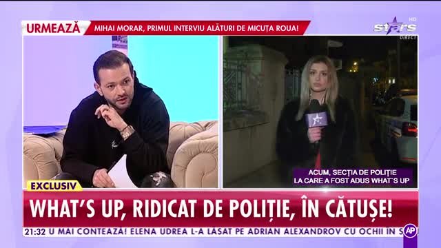 Răi da Buni. What's Up, ridicat de poliție, în cătușe. Primele declarații ale iubitei artistului