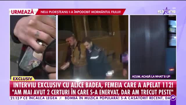 Răi da Buni. Primele declarații publice ale iubitei lui What's Up: M-am speriat. Îmi pare rău că am sunat la poliție