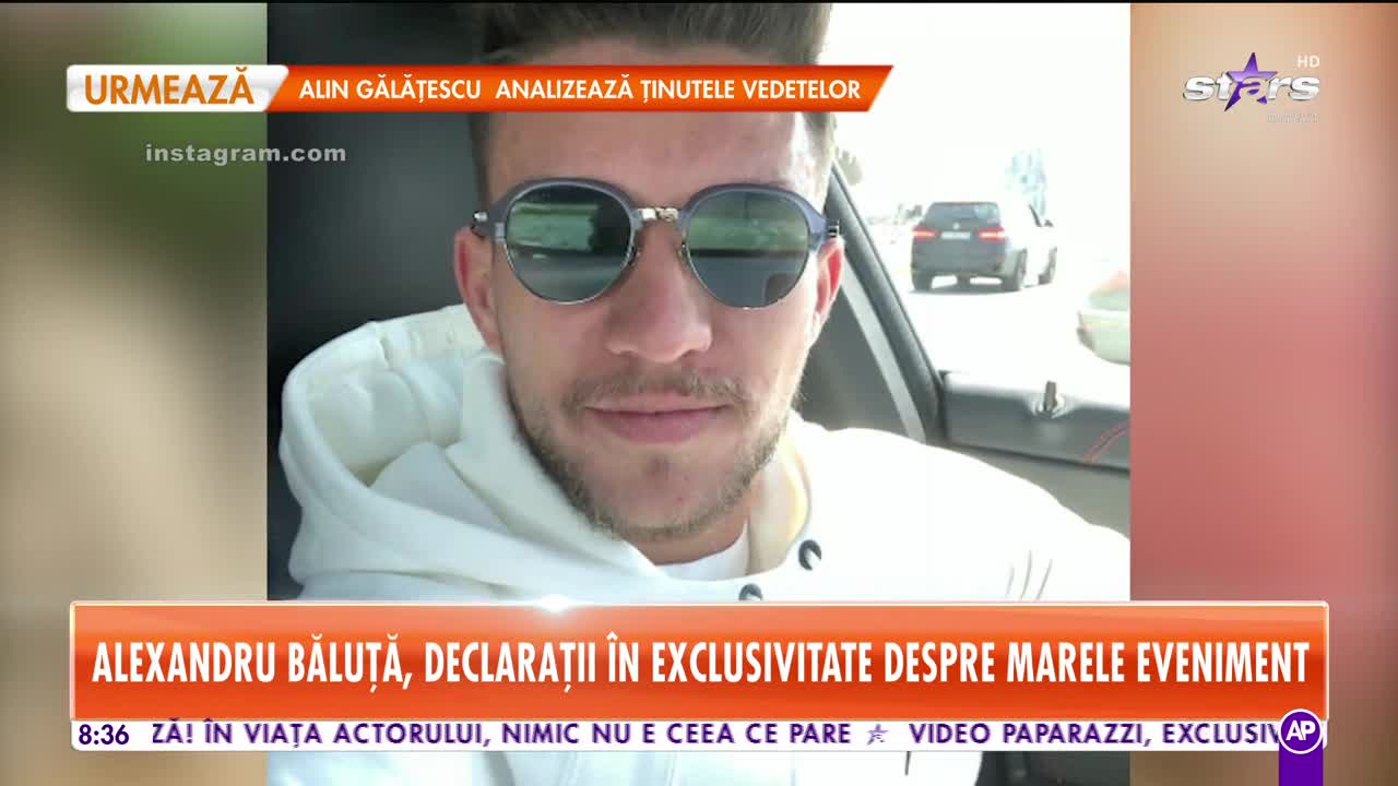 Star Matinal. Fotbalistul Alex Băluță se pregăteşte să schimbe scutece