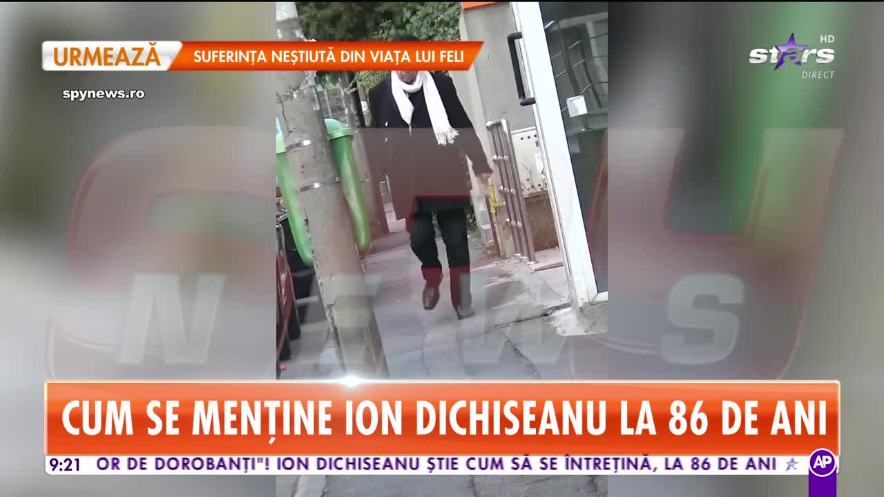 Star Matinal. Celebrul actor Ion Dichiseanu le dă clasă domnilor chiar şi după v&acirc;rsta de 80 de ani! Cum s-a afişat pe străzile Capitalei