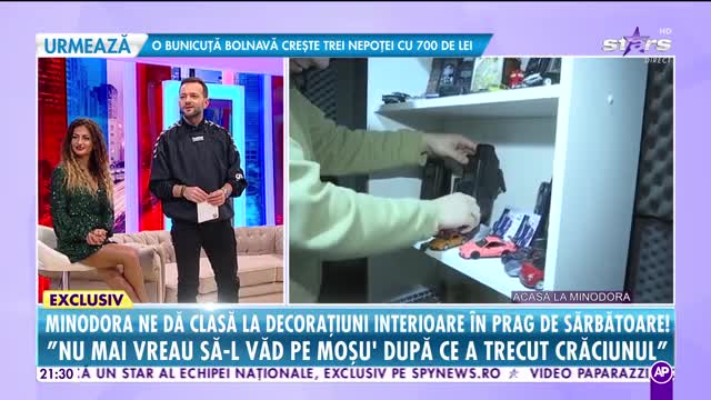 Minodora ne dă clasă la decoraţiuni interioare în prag de sărbătoare