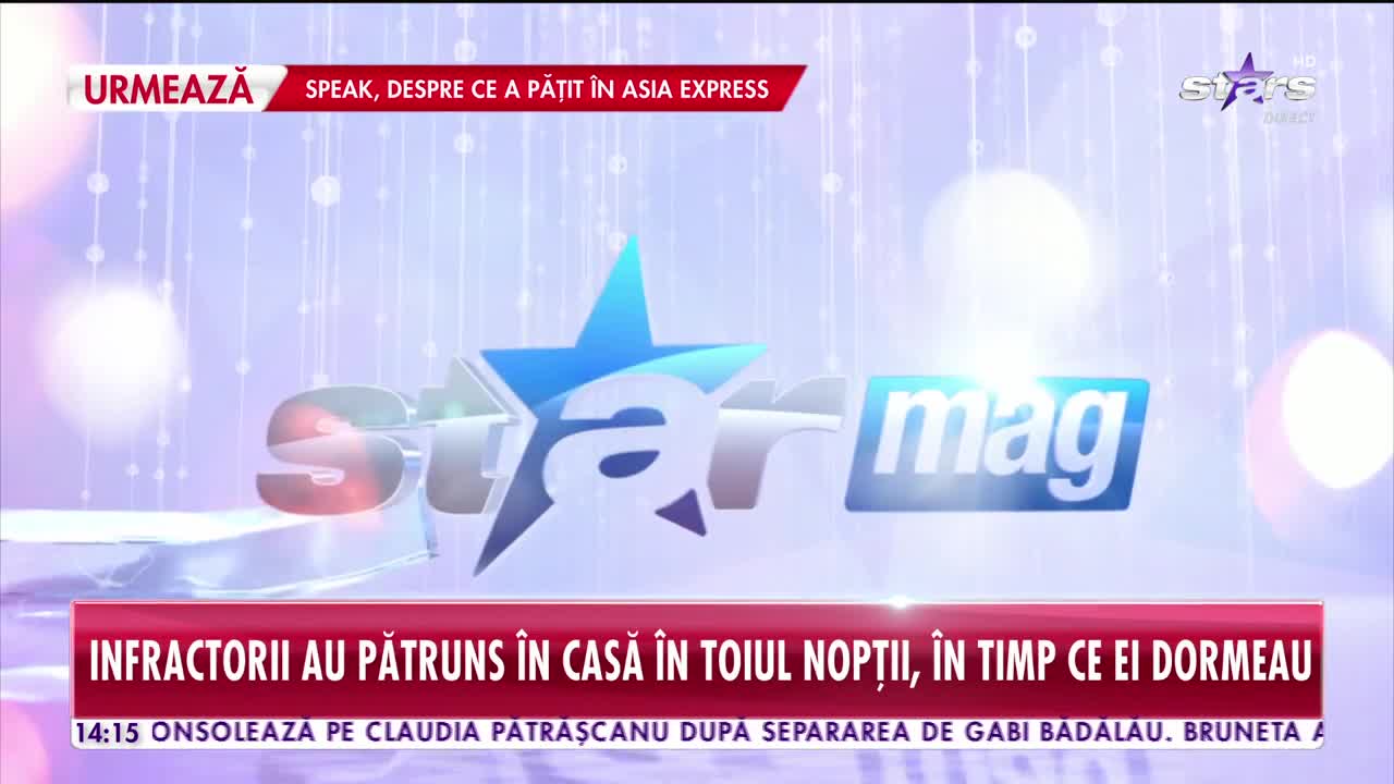 Star News. Alexandru Ciucu şi Alina Sorescu, atacaţi de hoţi. Infractorii au pătruns &icirc;n casă &icirc;n toiul nopţii