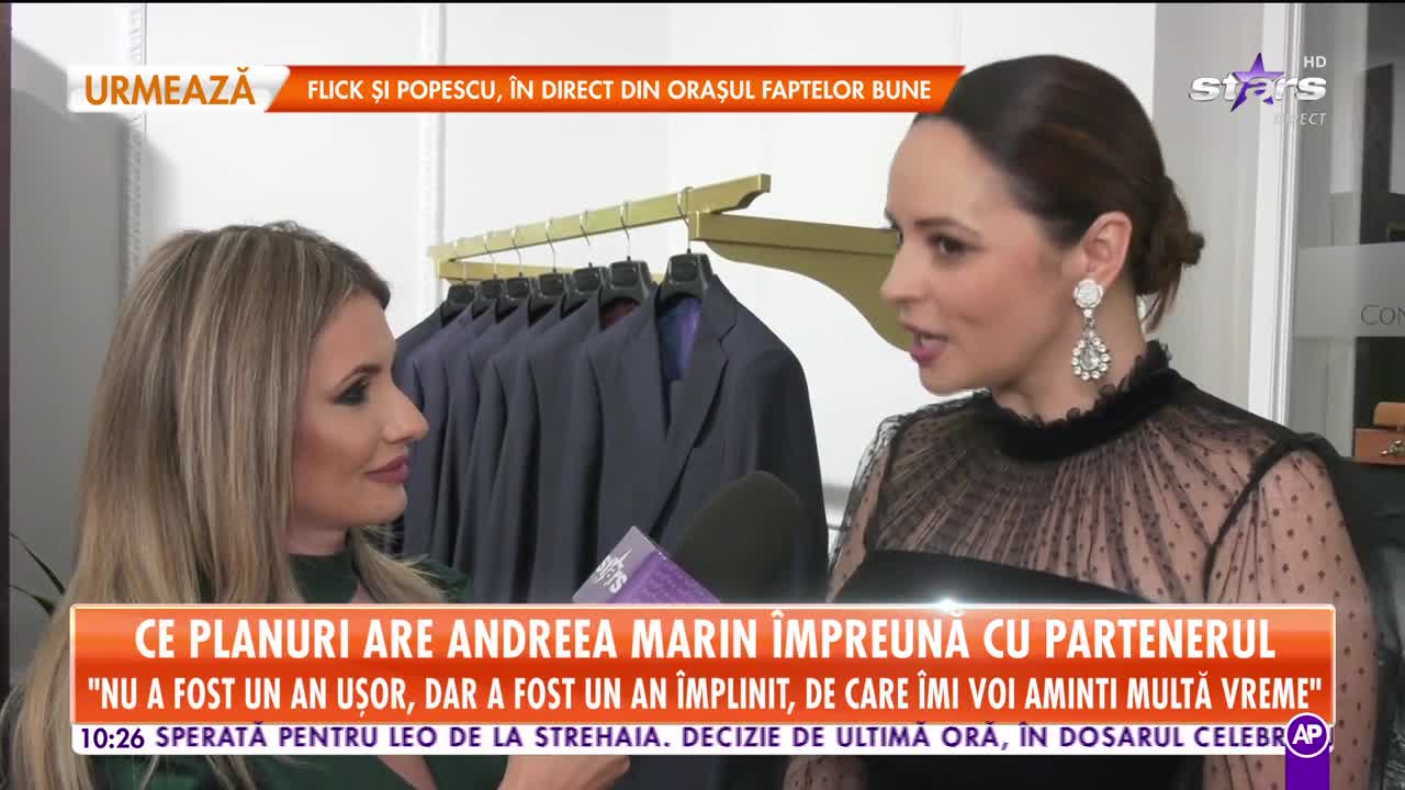 Star Matinal. Ce planuri are Andreea Marin &icirc;mpreună cu partenerul: &Icirc;mi petrec sărbătorile și cu iubitul meu