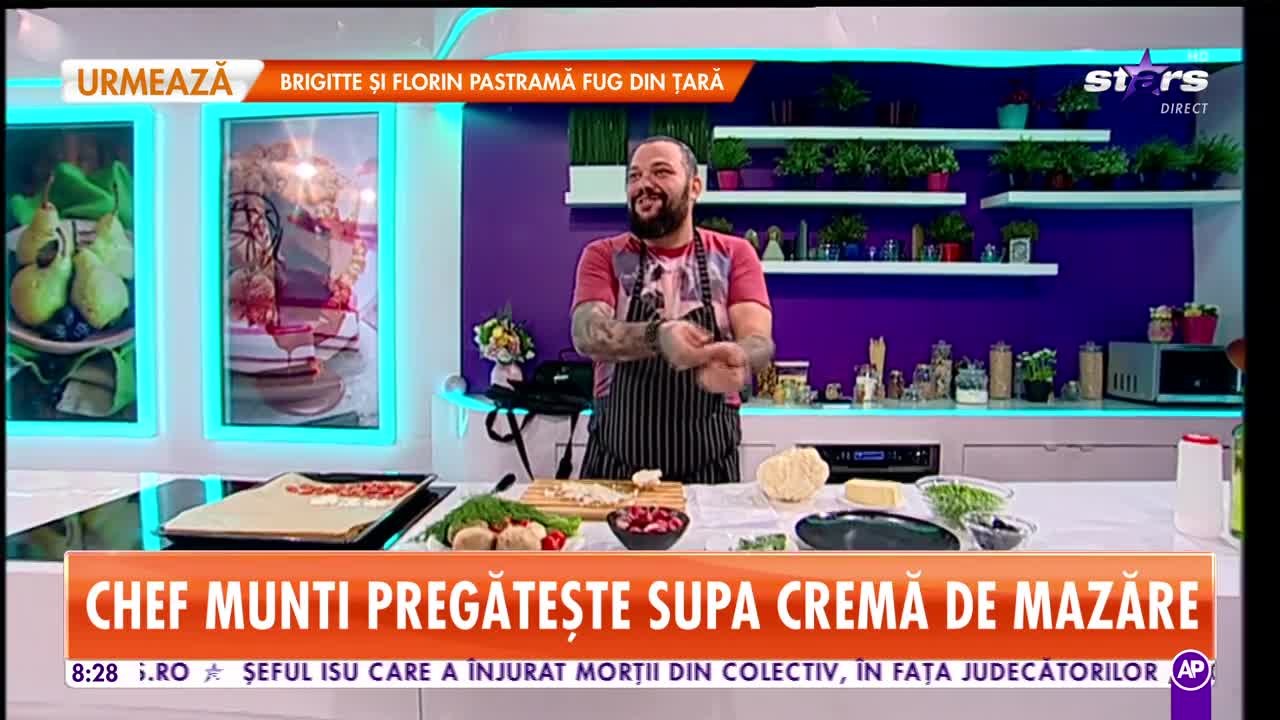 Star Matinal. Chef Munti pregătește supă cremă de mazăre