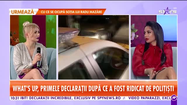 Star Matinal. C&acirc;ntărețul What's Up face primele declarații, după ce a fost ridicat de polițiști!