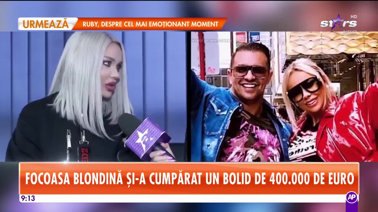 Star Matinal. Bianca Drăguşanu și-a cumpărat un bolid de  400.000 de euro!