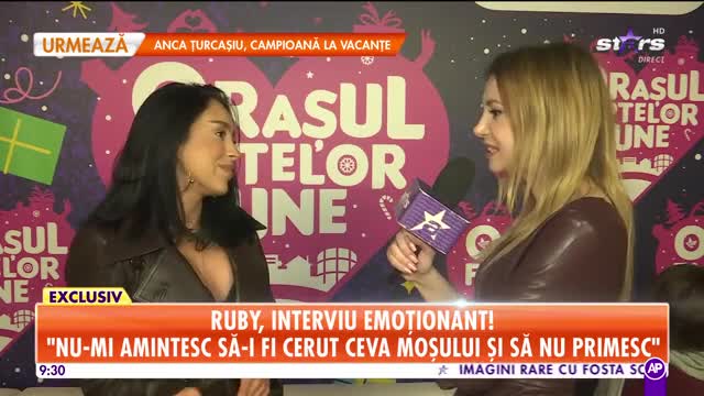 Ruby, interviu emoționat! Artista vorbește cu lacrimi &icirc;n ochi despre perioada sărbătorilor din copilăria ei!